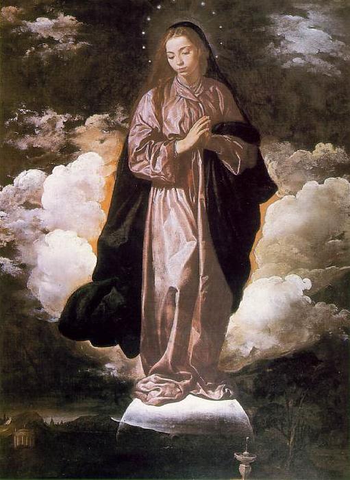 VELAZQUEZ, Diego Rodriguez de Silva y The Immaculate Conception set